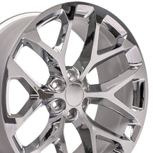 Load image into Gallery viewer, 24" Replica Wheel fits Chevy Silverado - CV98B Chrome 24x10