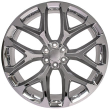 Load image into Gallery viewer, 26" Replica Wheel CV98B Fits Chevy Silverado Rim 26x10 Chrome Wheel