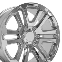 Cargar imagen en el visor de la galería, 20" Replica Wheel CV99 Fits GMC Sierra Rim 20x9 Chrome Wheel