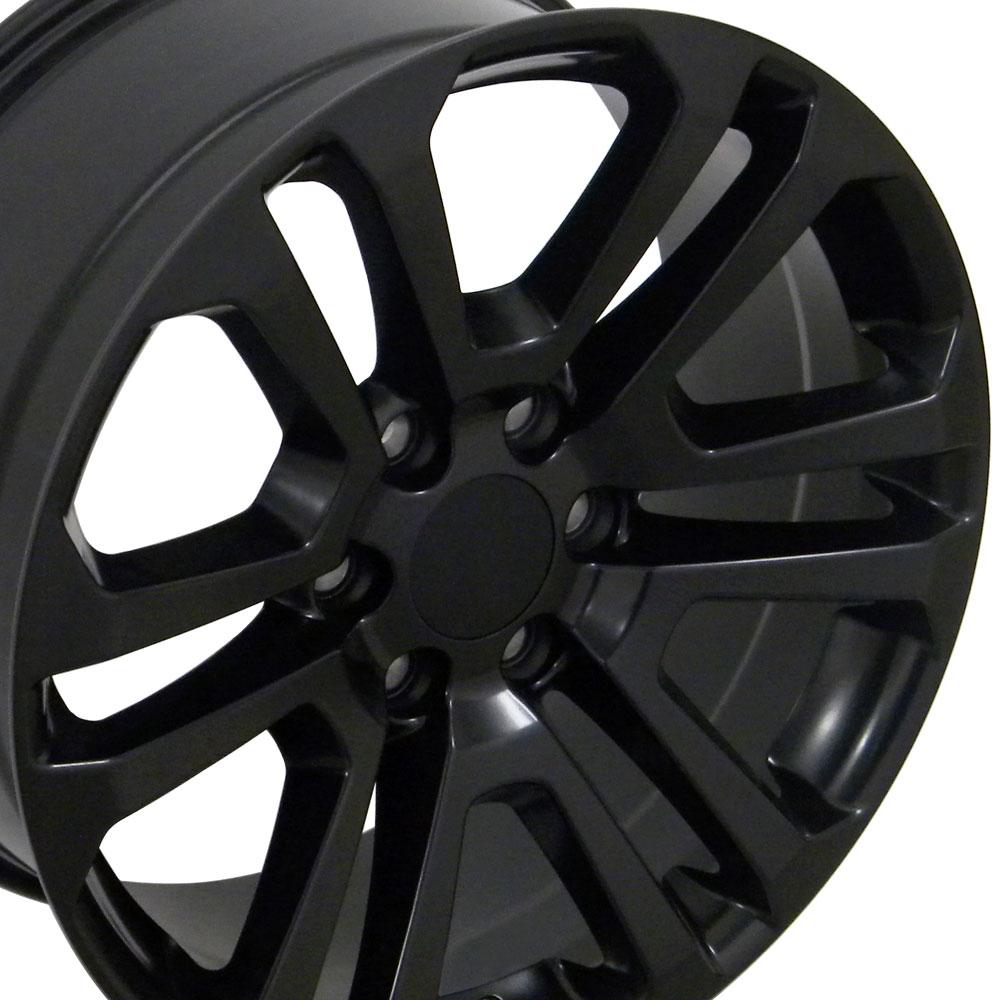 22" Replica Wheel CV99 Fits GMC Sierra Rim 22x9 Satin Wheel