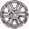 22" Replica Wheel CV99 Fits GMC Sierra Rim 22x9 Chrome Wheel