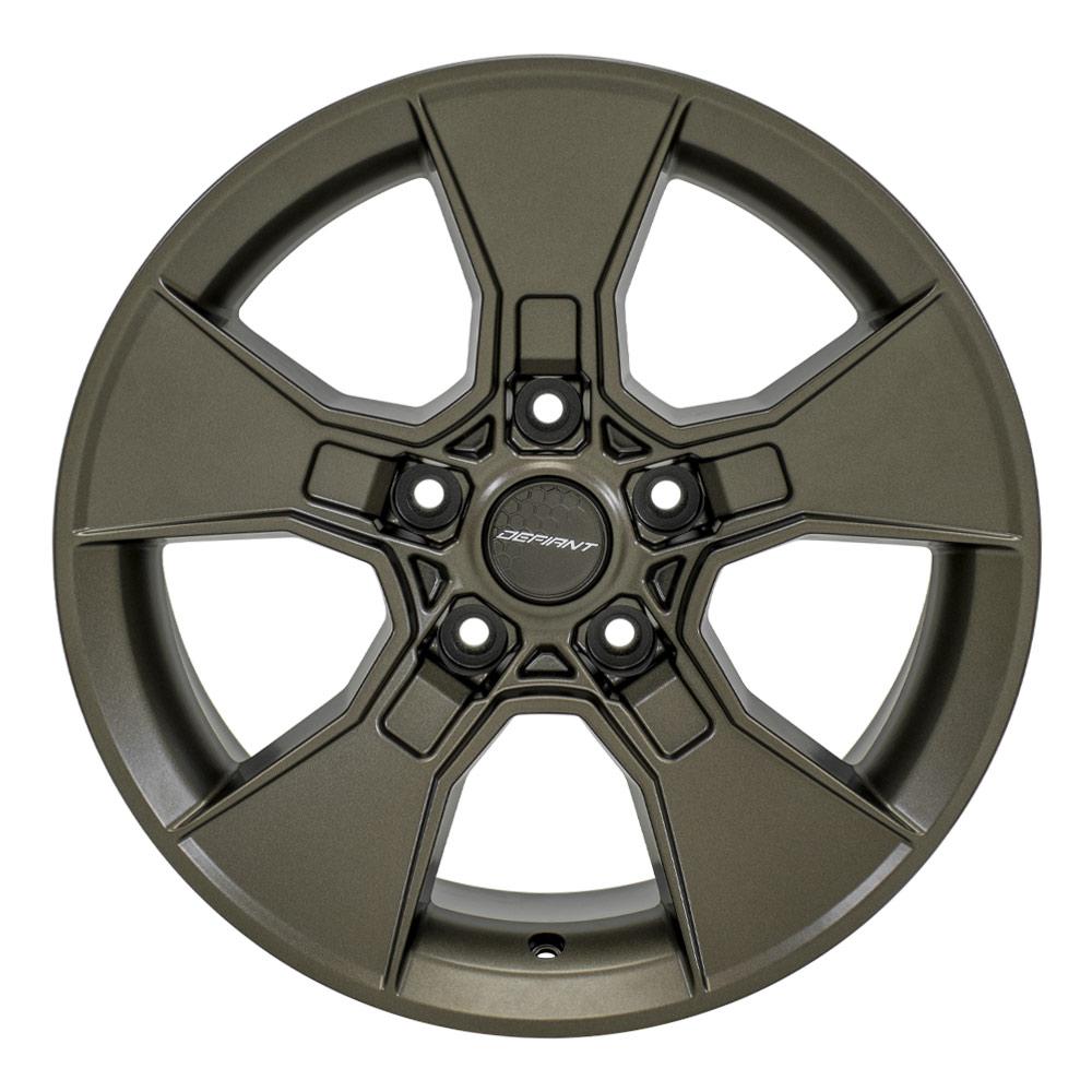 Defiant Wheel DF02 Bronze Wheel 17x8.5 5x5" fits Jeep Wrangler, Jeep Gladiator
