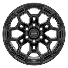 Defiant Wheel DF03 Satin Black with Dark Satin Charcoal 2-Tone 18x9 6x5.5