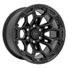 Defiant Wheel DF03 Satin Black with Dark Satin Charcoal 2-Tone 18x9 6x5.5" fits RAM-GM-Nissan