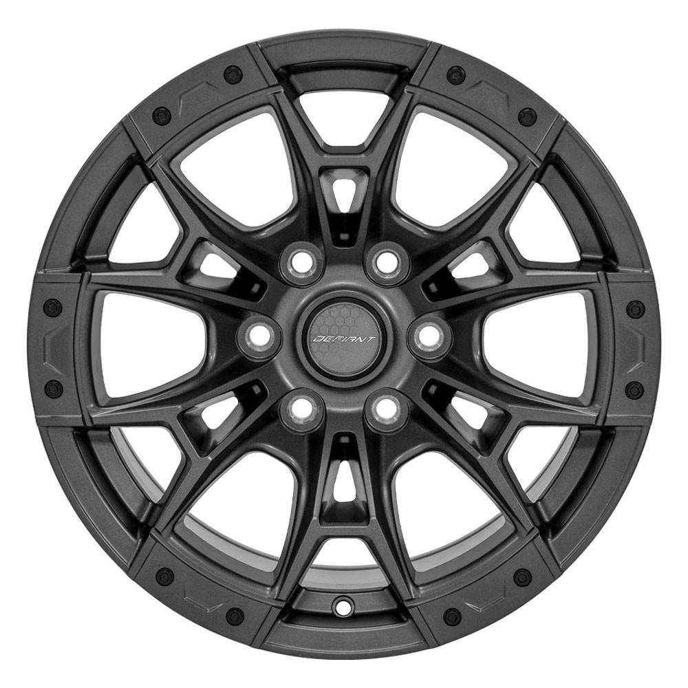 Defiant Wheel DF04 Dark Satin Charcoal 17x9 6x135mm fits Ford 6 lug