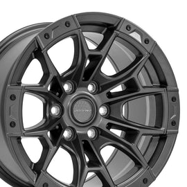 Defiant Wheel DF04 Dark Satin Charcoal 17x9 6x135mm fits Ford 6 lug