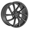Defiant Wheel DF06 Dark Satin Charcoal 20x9 5x4.5" fits Tesla Acura Honda