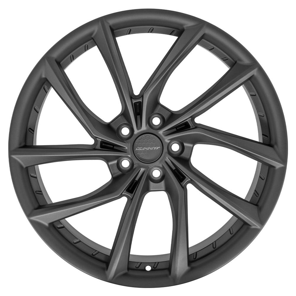 Defiant Wheel DF06 Dark Satin Charcoal 20x10 5x120mm fits Tesla Acura Honda