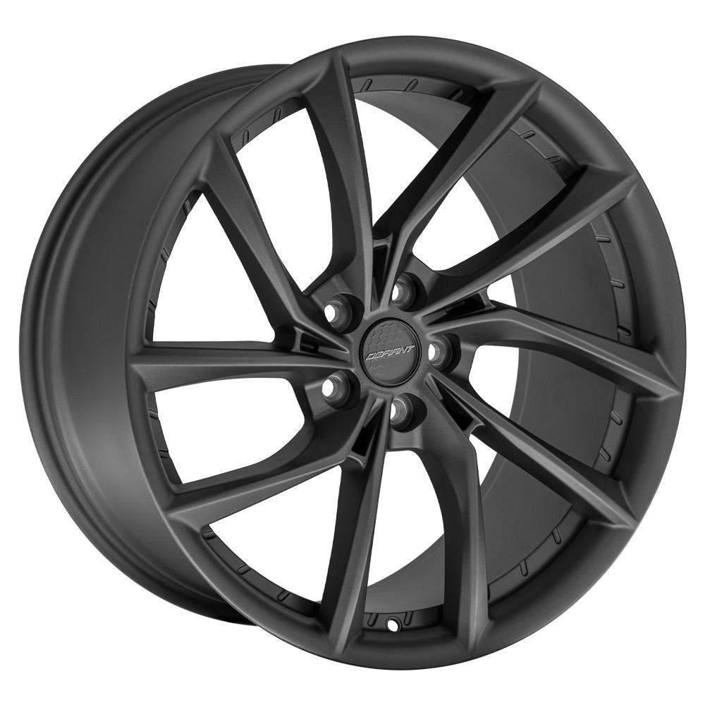 Defiant Wheel DF06 Dark Satin Charcoal 20x10 5x120mm fits Tesla Acura Honda