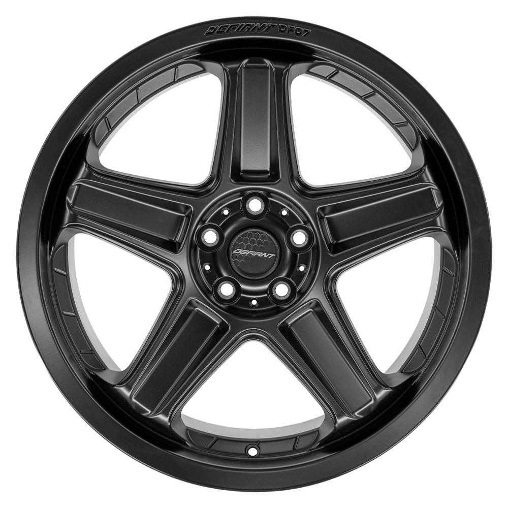 Defiant Wheel DF07 Satin Black 20x9.5 5x115mm fits Dodge Charger Challenger SRT Hellcat