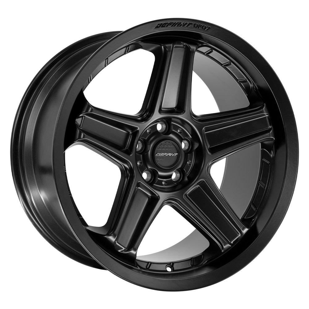 Defiant Wheel DF07 Satin Black 20x10.5 5x115mm fits Dodge Charger Challenger SRT Hellcat