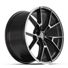 Defiant Wheel DF09 Black Machined with Tinted Clear 20x9 5x112mm fits BMW