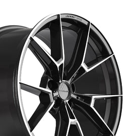 Defiant Wheel DF09 Black Machined with Tinted Clear 20x10 5x112mm fits BMW