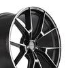 Defiant Wheel DF09 Black Machined with Tinted Clear 20x10 5x120mm fits BMW