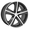 20" Replica Wheel DG05 Fits Dodge Charger SRT Rim 20x9 Satin Mach'd Wheel