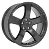20" Replica Wheel DG12 Fits Dodge Charger SRT Rim 20x8 Satin Wheel