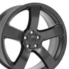 20" Replica Wheel DG12 Fits Dodge Charger SRT Rim 20x8 Satin Wheel