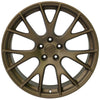 20" Replica Wheel DG15 Fits Dodge Hellcat Rim 20x9 Bronze Wheel