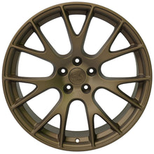 Cargar imagen en el visor de la galería, 20" Replica Wheel DG15 Fits Dodge Hellcat Rim 20x9 Bronze Wheel