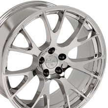 Cargar imagen en el visor de la galería, 20" Replica Wheel DG15 Fits Dodge Hellcat Rim 20x9 Chrome Wheel