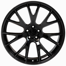 Cargar imagen en el visor de la galería, 20" Replica Wheel DG15 Fits Dodge Hellcat Rim 20x10 Black Wheel