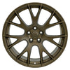 20" Replica Wheel DG15 Fits Dodge Hellcat Rim 20x10 Bronze Wheel