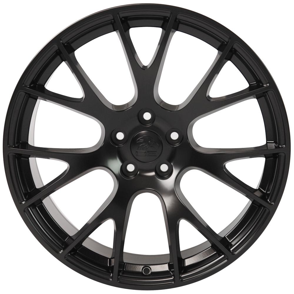 22" Replica Wheel DG15 Fits Dodge Hellcat Rim 22x9 Satin Wheel