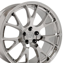 Cargar imagen en el visor de la galería, 22" Replica Wheel DG15 Fits Dodge Hellcat Rim 22x9 Chrome Wheel