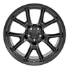 20" Replica Wheel fits Dodge Challenger - DG21 Satin Black 20x9