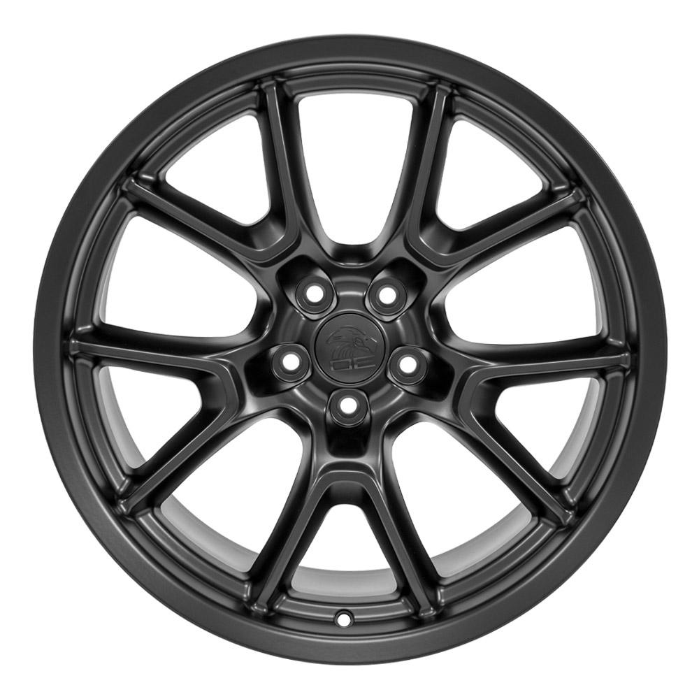 20" Replica Wheel fits Dodge Challenger - DG21 Satin Black 20x9