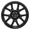 20" Replica Wheel fits Dodge Challenger - DG21 Black 20x10