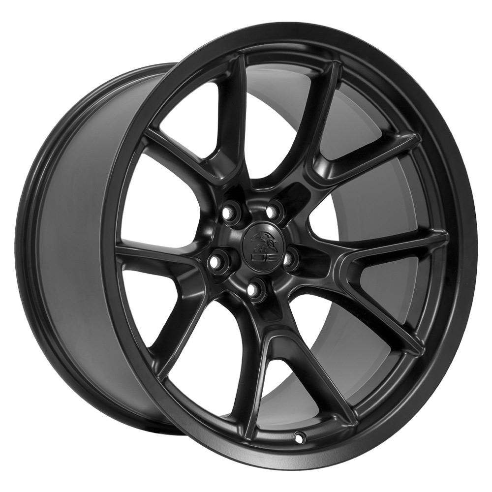 20" Replica Wheel fits Dodge Challenger - DG21 Satin Black 20x11