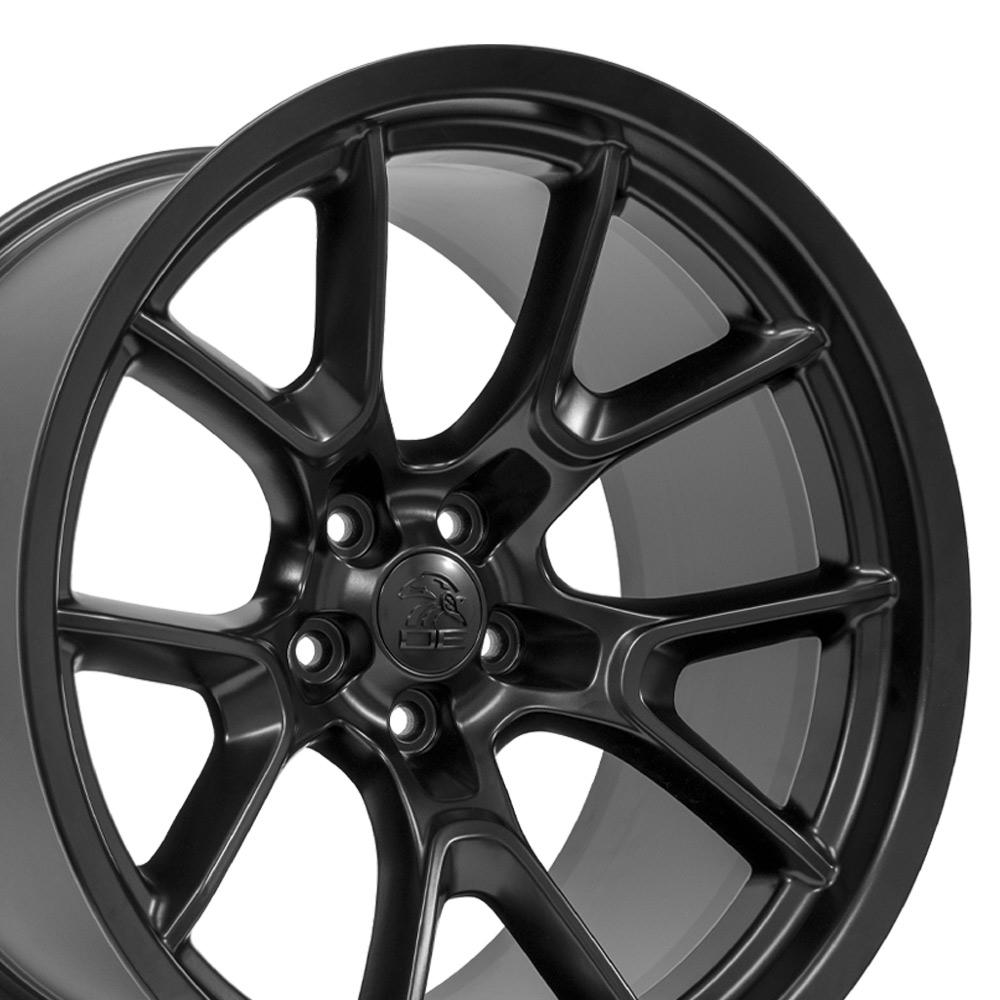 20" Replica Wheel fits Dodge Challenger - DG21 Satin Black 20x11