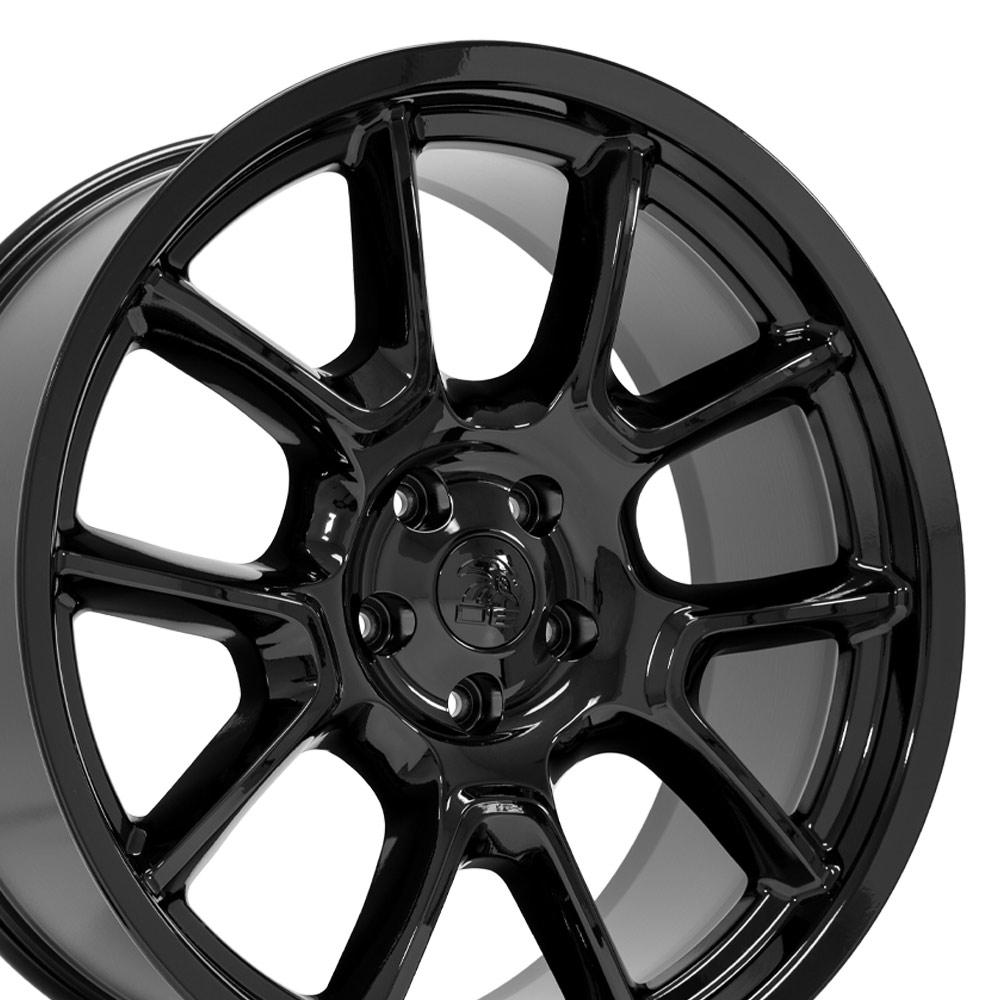 22" Replica Wheel fits Ram 1500 - DG21 Black 22x9.5