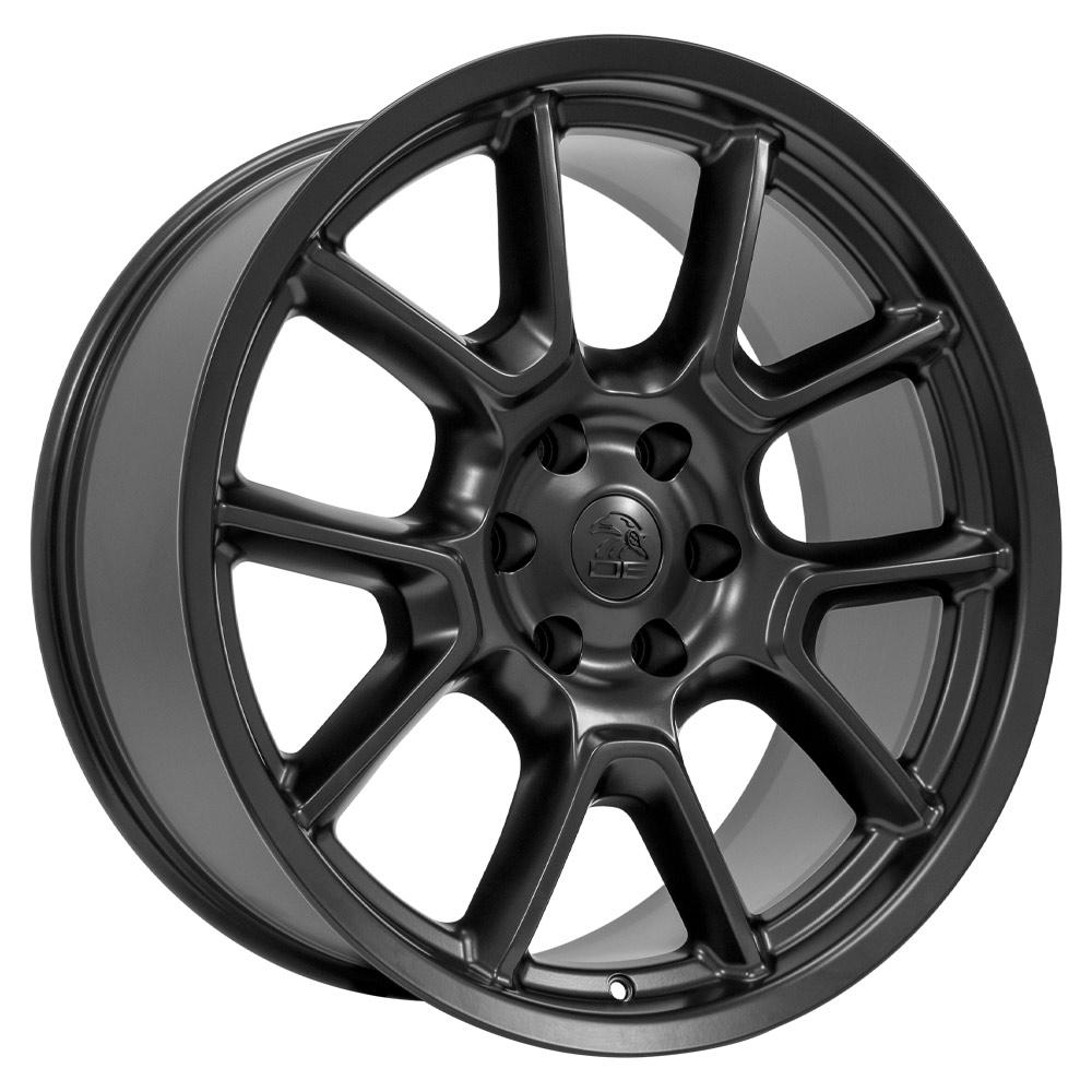 22" Replica Wheel fits Ram 1500 - DG21 Satin Black 22x9.5