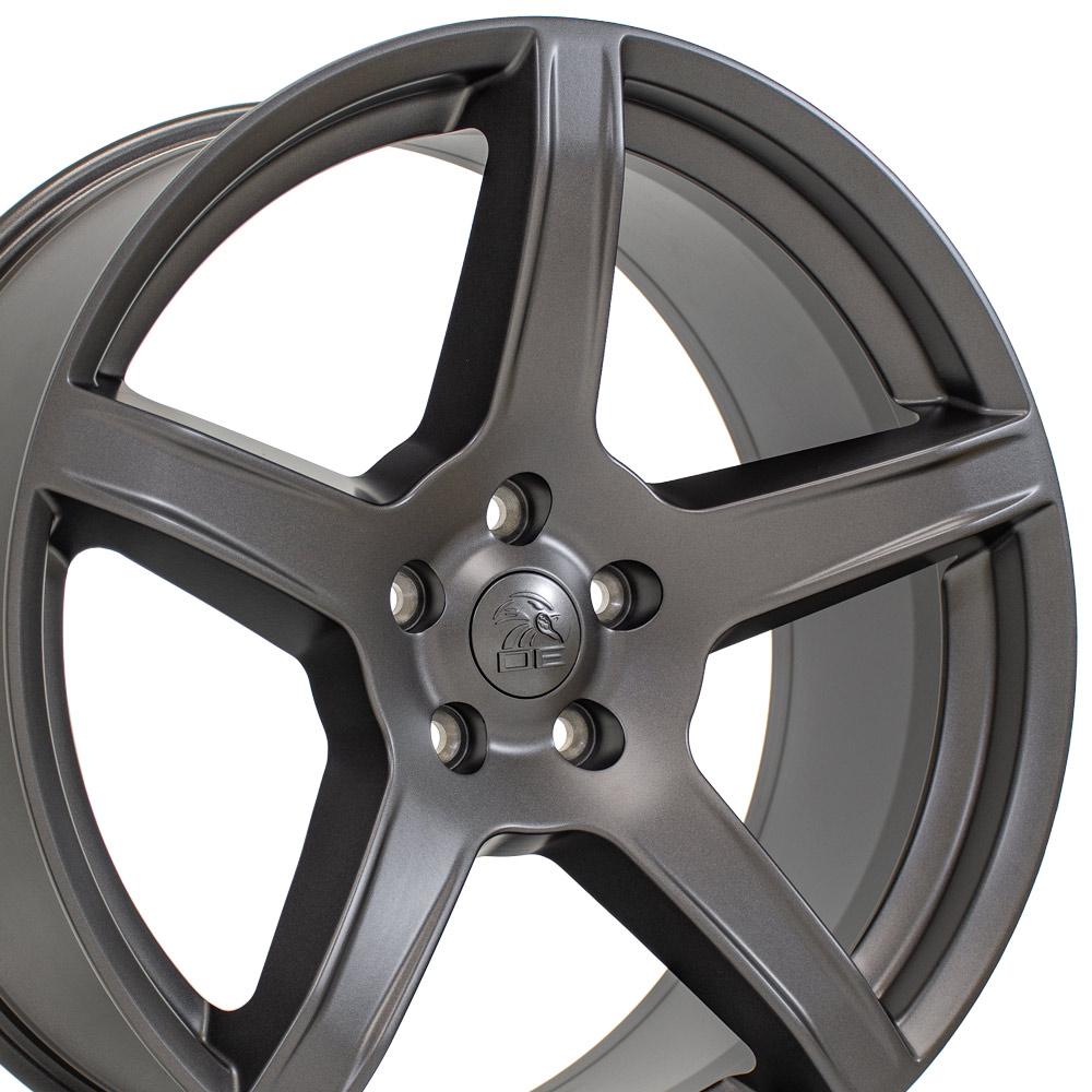 22" Replica Wheel fits Jeep Grand Cherokee - DG22 Satin Gunmetal 22x9.5