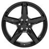 22" Replica Wheel fits Ram 1500 - DG22 Black 22x9.5