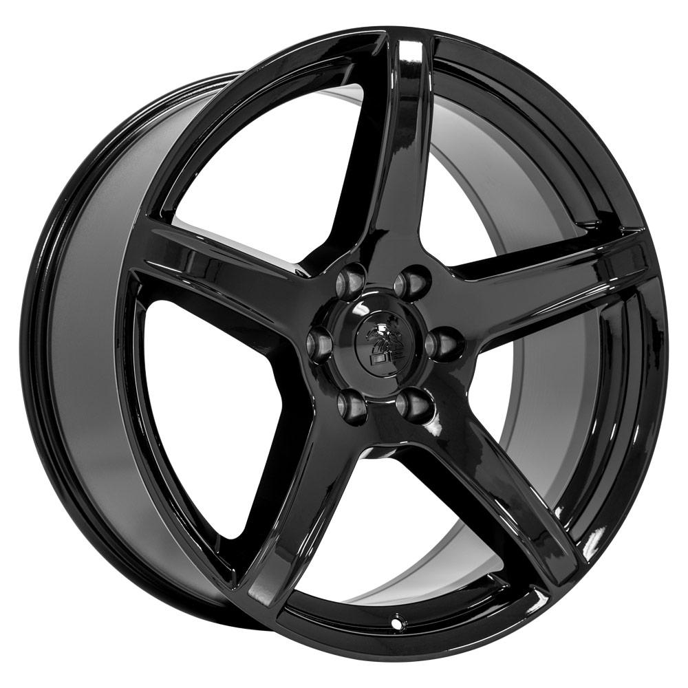 22" Replica Wheel fits Ram 1500 - DG22 Black 22x9.5