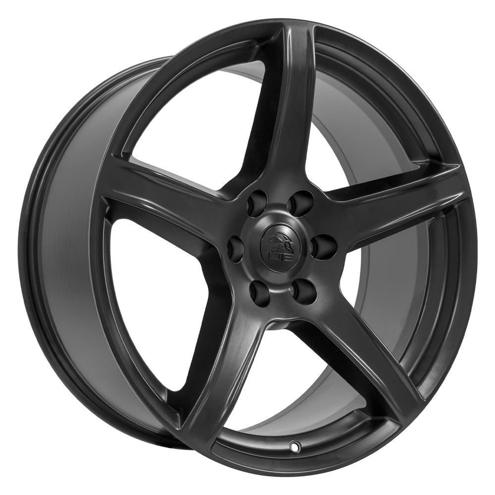 22" Replica Wheel fits Ram 1500 - DG22 Satin Black 22x9.5