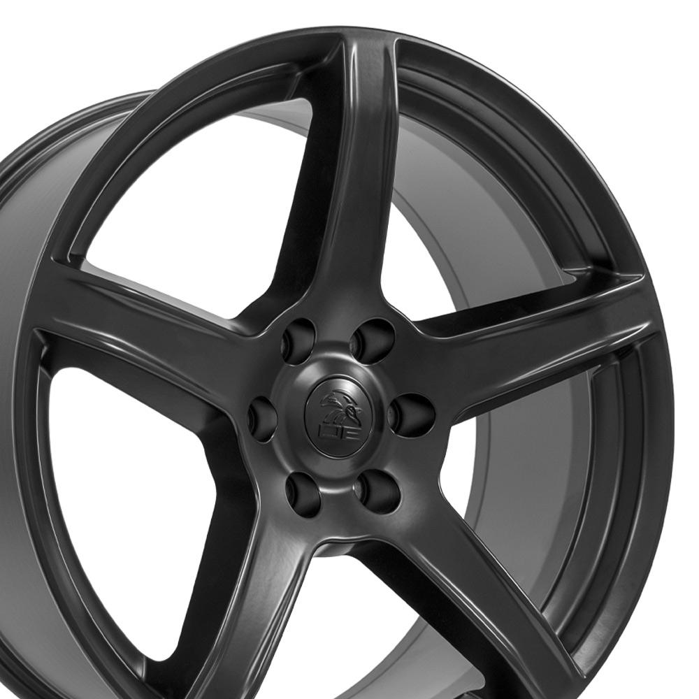 22" Replica Wheel fits Ram 1500 - DG22 Satin Black 22x9.5
