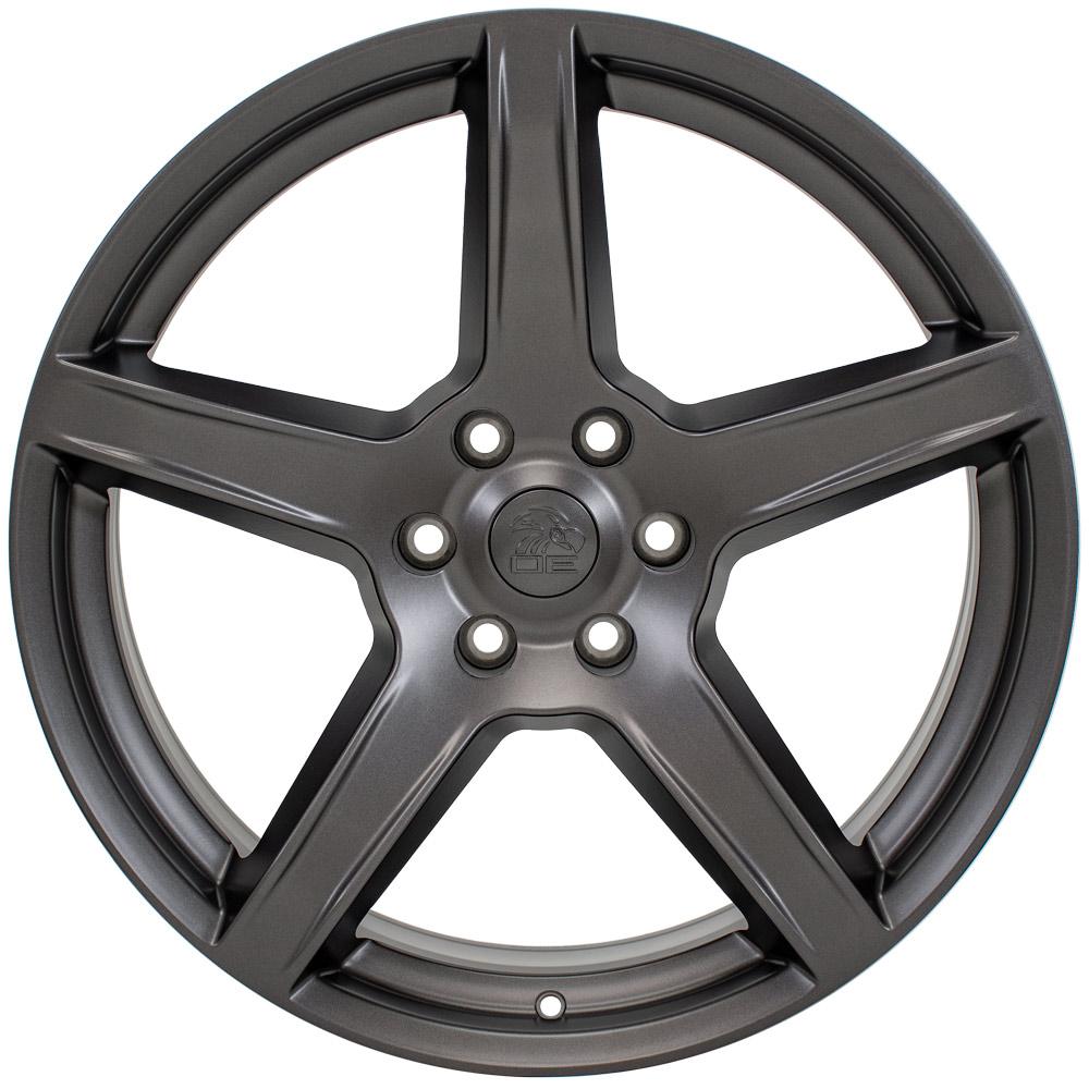 22" Replica Wheel fits Ram 1500 - DG22 Satin Gunmetal 22x9.5