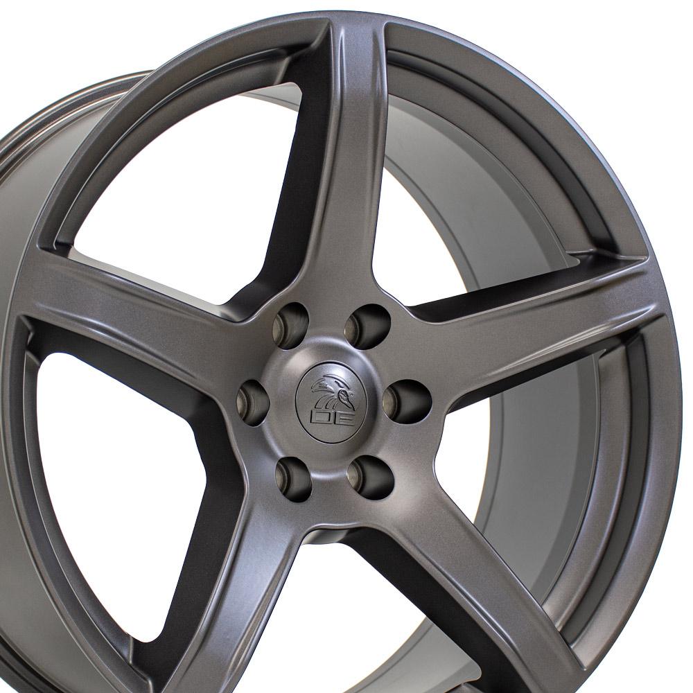 22" Replica Wheel fits Ram 1500 - DG22 Satin Gunmetal 22x9.5