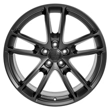 Cargar imagen en el visor de la galería, 20" Replica Wheel fits Dodge Challenger - DG23 Satin Black 20x9