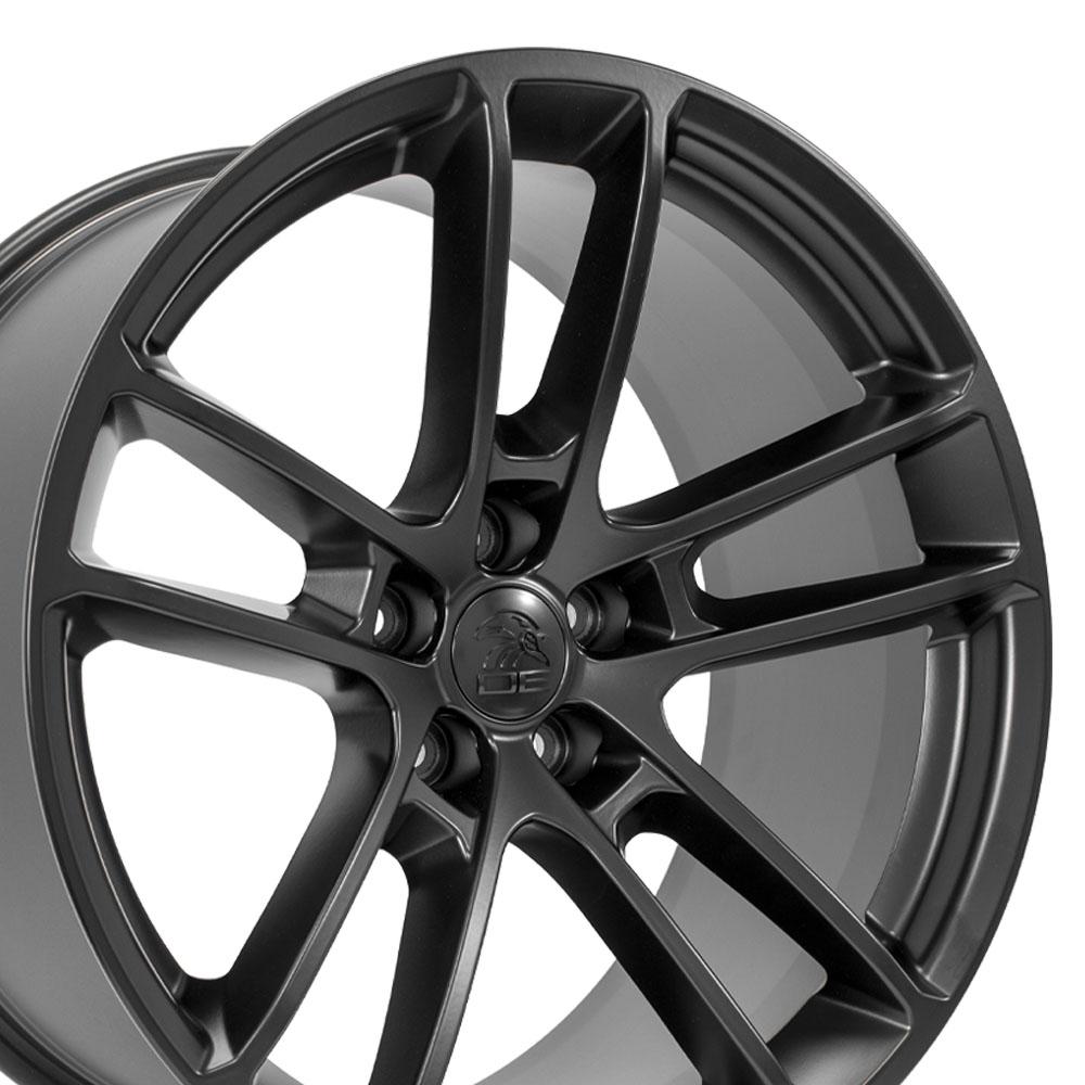 20" Replica Wheel fits Dodge Challenger - DG23 Satin Black 20x10