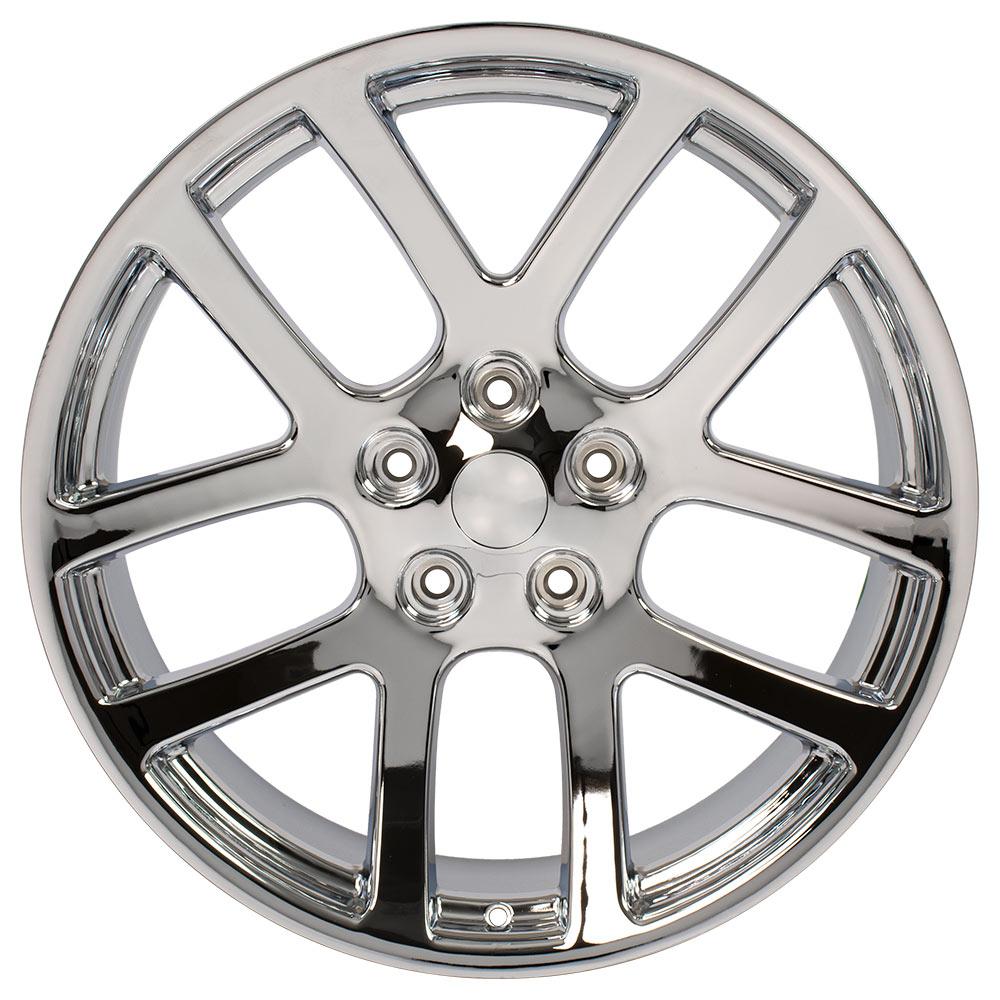 22" Replica Wheel DG51 Fits Dodge RAM Rim 22x10 Chrome Wheel