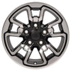 17" Replica Wheel DG55 Fits Dodge RAM Rebel Rim 17x8 Polished w/Satin Wheel