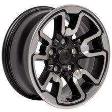 Cargar imagen en el visor de la galería, 17" Replica Wheel DG55 Fits Dodge RAM Rebel Rim 17x8 Polished w/Satin Wheel