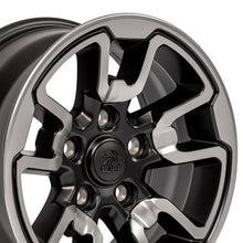 Cargar imagen en el visor de la galería, 17" Replica Wheel DG55 Fits Dodge RAM Rebel Rim 17x8 Polished w/Satin Wheel