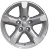 20" Replica Wheel DG56 Fits Dodge RAM Rim 20x9 Silver Wheel