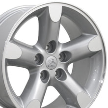 Cargar imagen en el visor de la galería, 20" Replica Wheel DG56 Fits Dodge RAM Rim 20x9 Silver Wheel